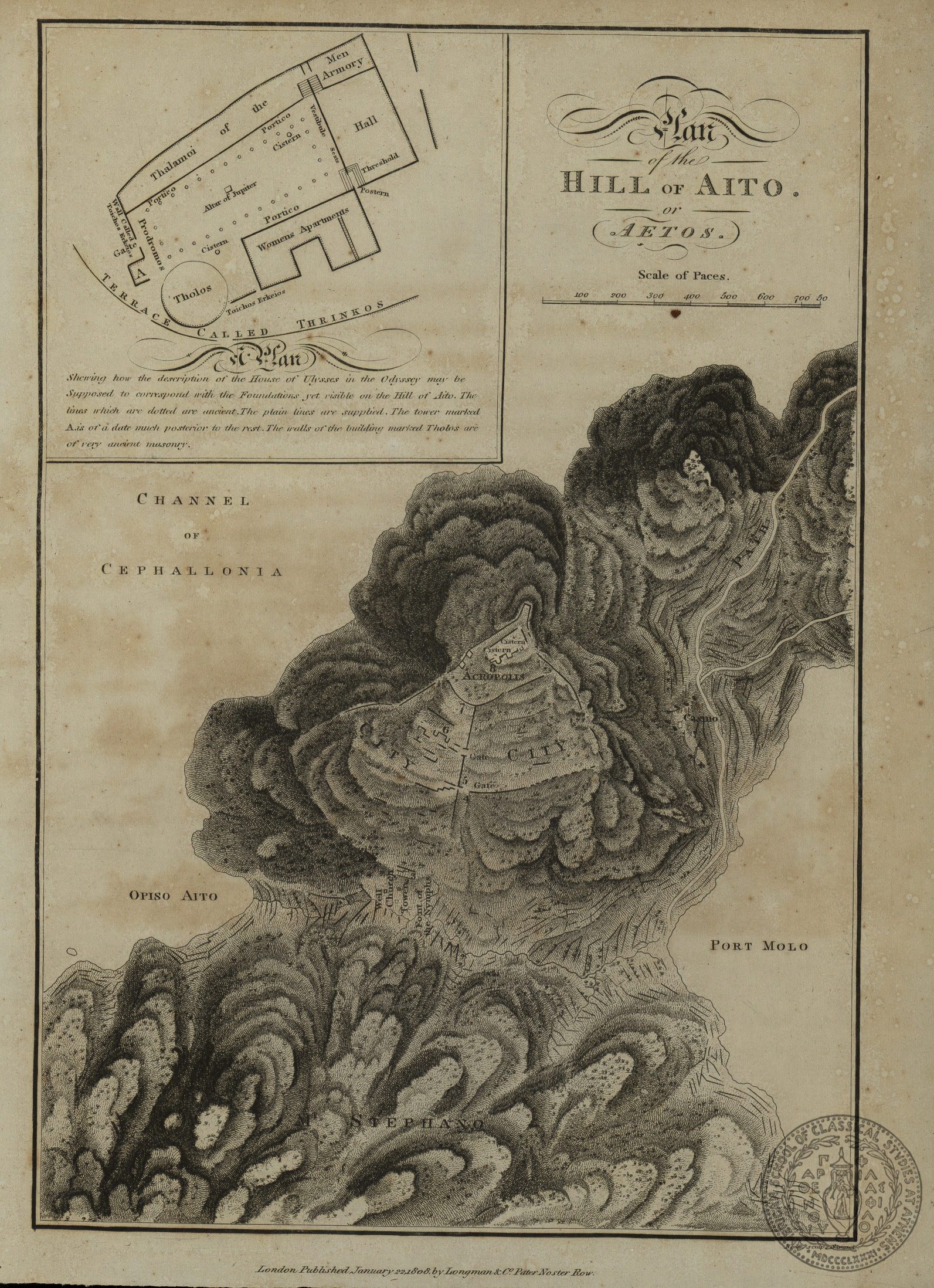 Plan of the hill of Aito or Aetos